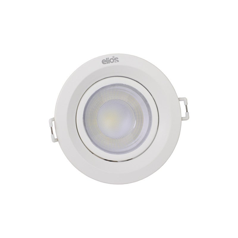 Elios white round 9W SMD Spotlight - Image 1