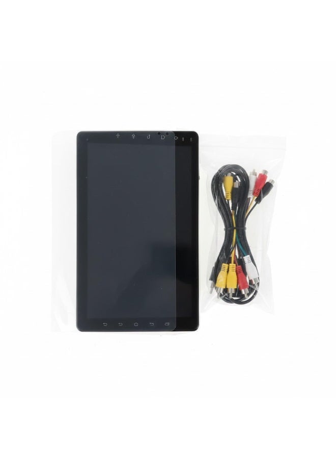 مجموعة 3 قطع شاشة سيارة أندرويد 9 بوصة موديل HC8227 S2 – شاشة لمس متعددة الوظائف، عرض IPS عالي الدقة، نظام تحديد المواقع GPS، بلوتوث، دعم CarPlay وAndroid Auto، كاميرا خلفية HD، منافذ USB وRCA، تصميم كاربون فايبر، ذاكرة 32GB، رام 2GB، اتصال لاسلكي - Image 1