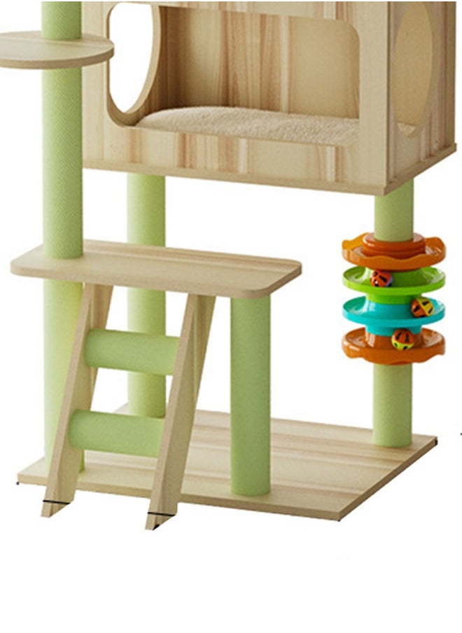 Multi-Level Kitten Play Tree with Scratching Post and Ladder