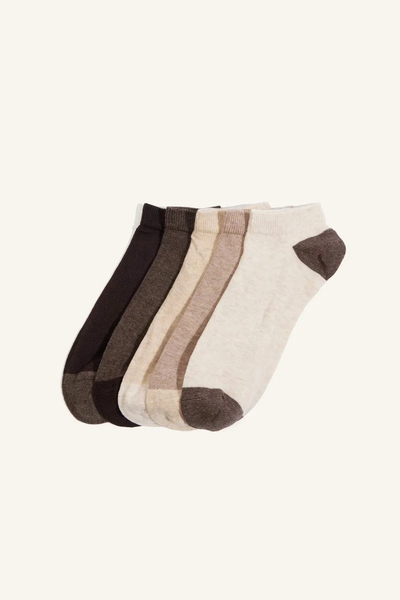 Man 5 Piece Short Socks