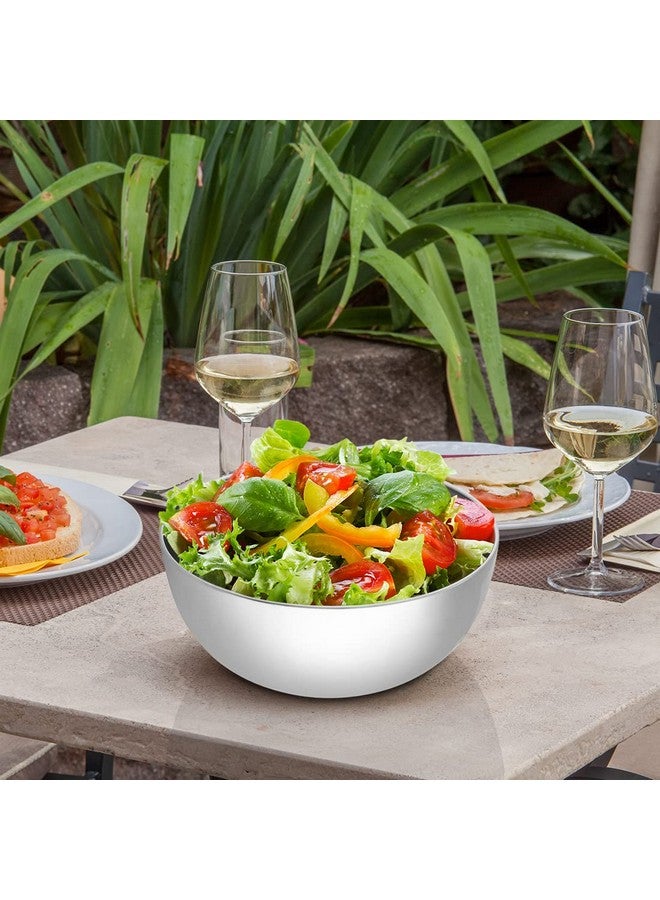 Shri & Sam Shri and Sam Stainless Steel Bowl, 20 cm, Silver  - Image 3