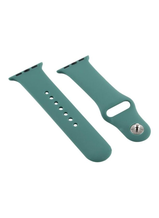 BGM Replacement Strap Watchband For Apple Watch Series 6/SE/5/4/3/2/1  42 - 44mm Green - Image 1