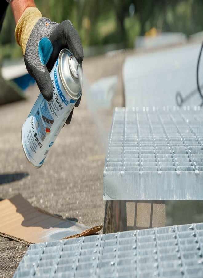 وايكون زنك ٥٥٠ | ١٣.٥ أونصة / ٤٠٠ مل | برايمر سريع الجفاف للمعادن | حماية من التآكل | مقاوم للحرارة والأشعة فوق البنفسجية والصدأ والطقس | مناسب للصناعات | مناسب للأغذية | رمادي مطفي/أنثراسيت - Image 4