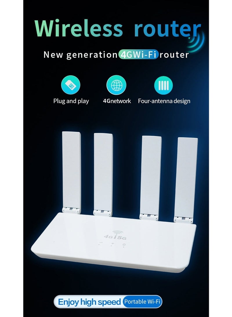 جهاز توجيه CPE906 4G للمنزل والمكتب وبطاقة SIM وجهاز توجيه لاسلكي لمشاركة الإنترنت بتقنية WiFi CPE LTE - Image 2