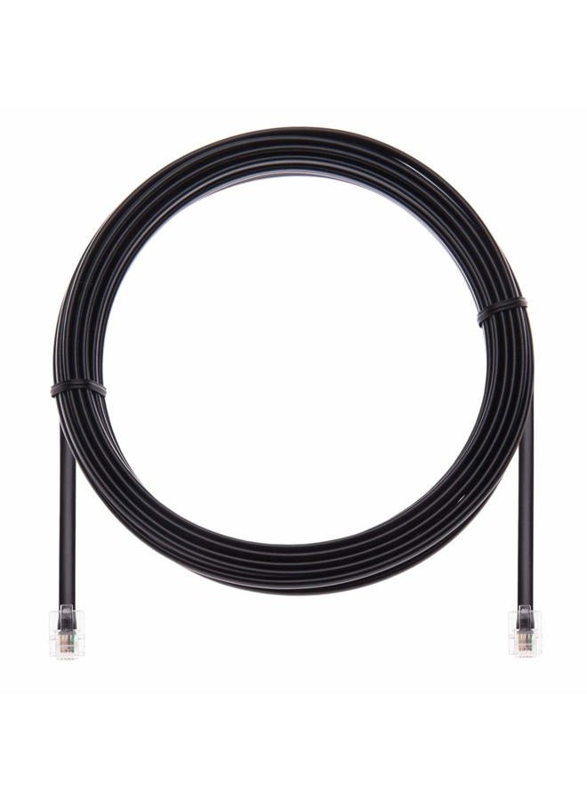 Keple 3m RJ11 Cable ADSL Extension Lead Phone Cord Telephone Plug High Speed BT Internet Broadband Male to Male Router and Modem to RJ11 Phone Socket, Microfilter, Landline Wire (Black) - Image 5