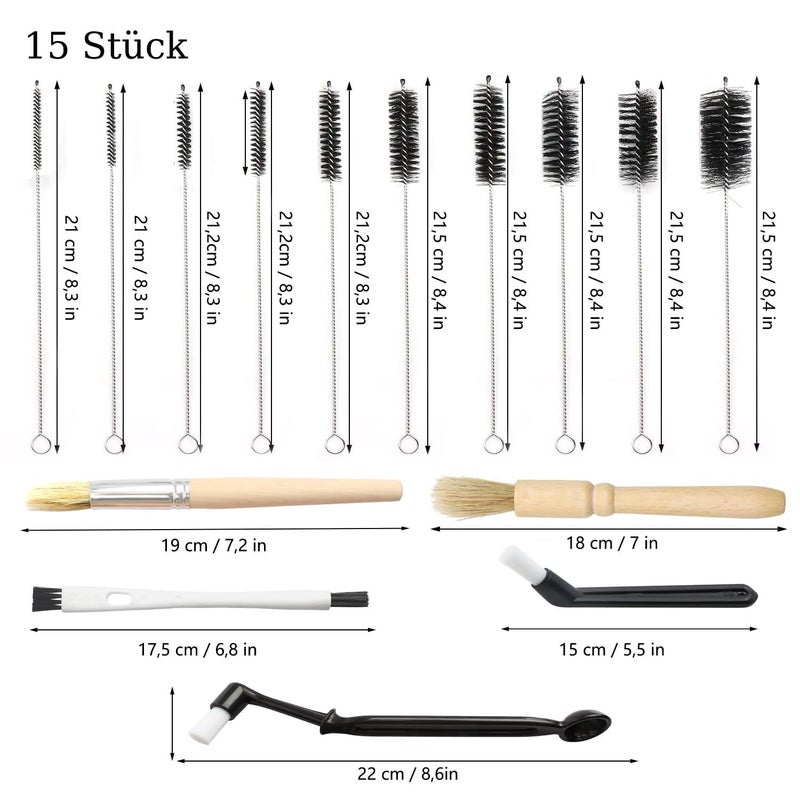 Coffee Brush Cleaning Brush Wooden Handle Brush Coffee Cloth Powder Needle Cleaning Soft Brush Nylon Brush Coffee Powder Brush - Image 5