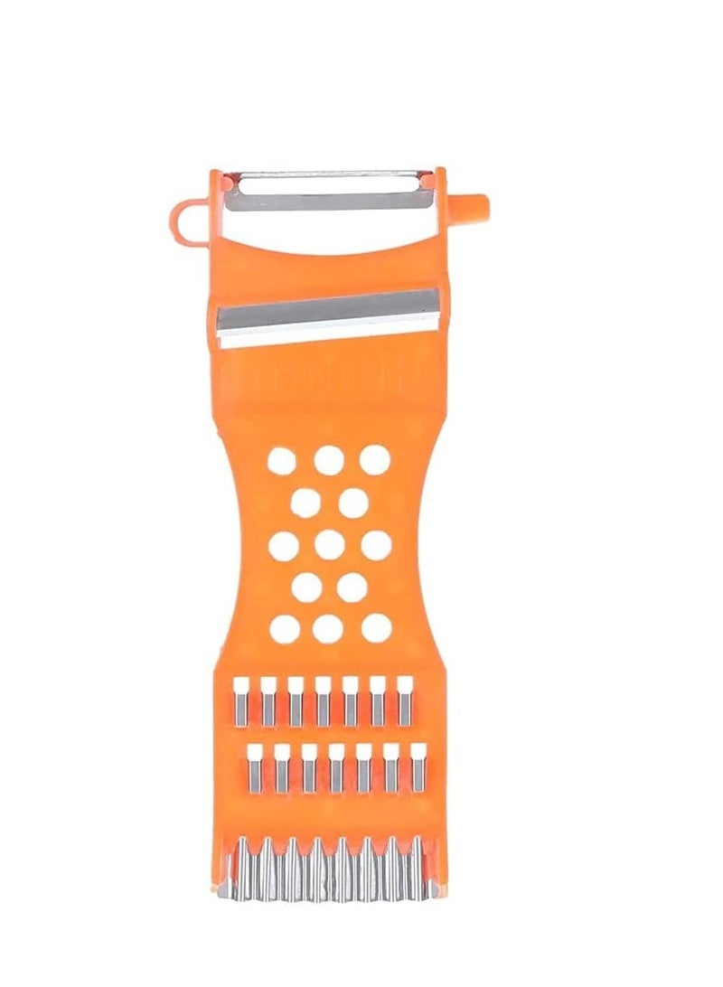 مجموعة 3 مقشرات بطاطس وخضروات 5×1 متعددة الاستخدامات – متعددة الألوان. - Image 4