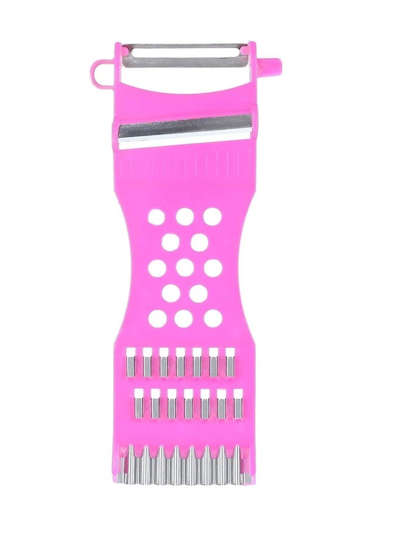 مجموعة 3 مقشرات بطاطس وخضروات 5×1 متعددة الاستخدامات – متعددة الألوان. - Image 3