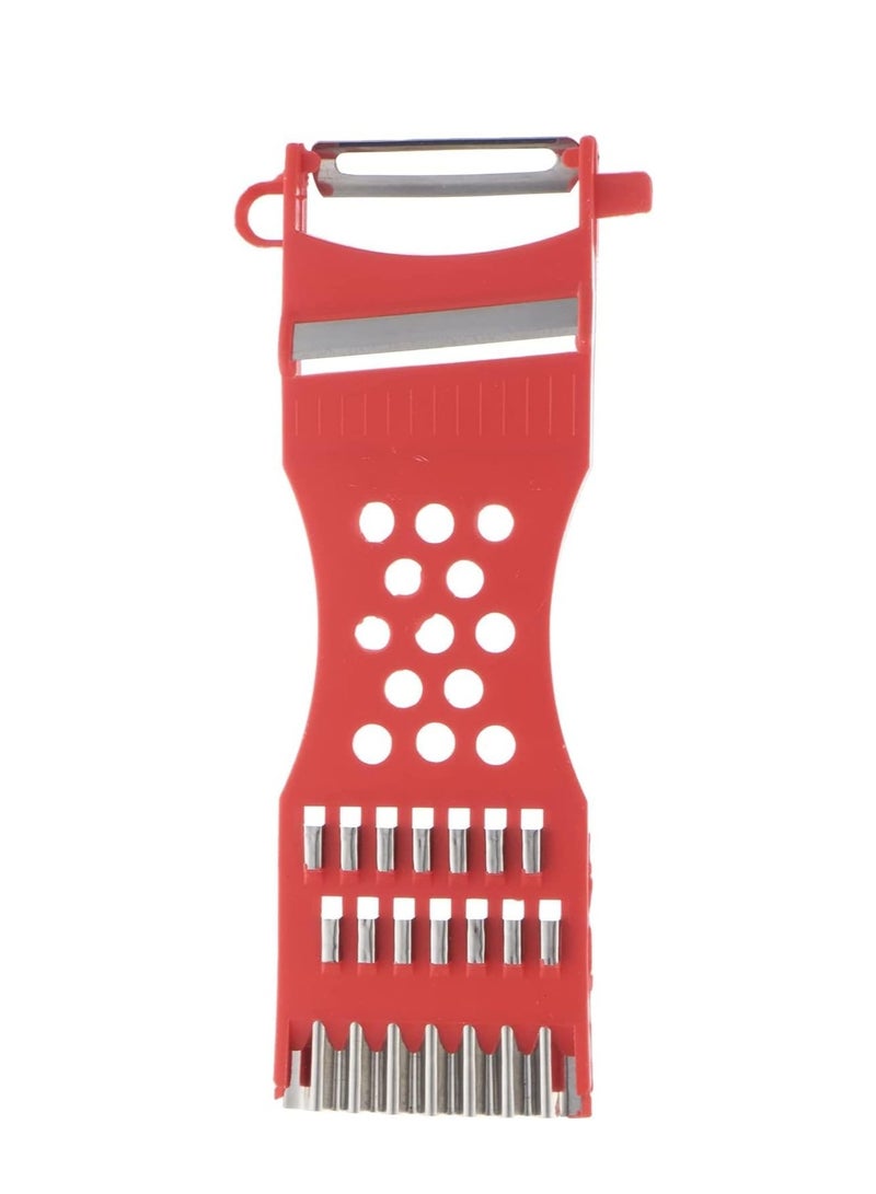 مجموعة 3 مقشرات بطاطس وخضروات 5×1 متعددة الاستخدامات – متعددة الألوان. - Image 5