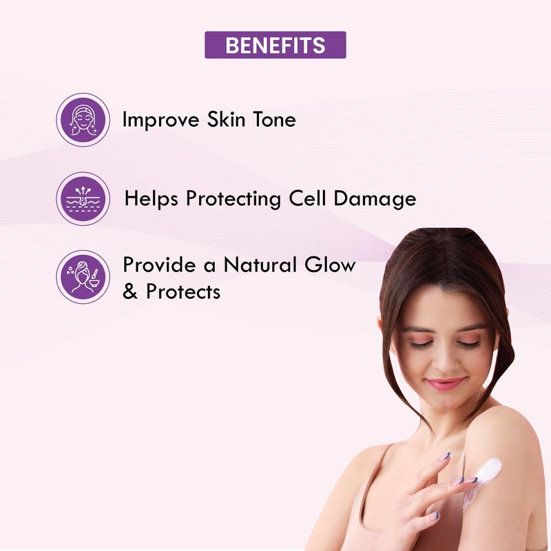 Kozicare Real Saffron LighteningBrightening Body Lotion with Real Saffron Kojic Acid Vitamin E Shea Butter Niacinamide Improve Skin Shade Helps Protecting Cell Damage 200ml Pack of 10 - Image 3