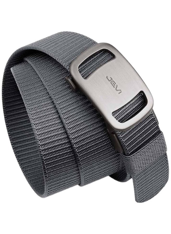 Jevi Men'S Automatic Buckle Canvas Belt, Casual Tactical Belt For Young And Middle-Aged, Trendy Denim Jeans Belt, Valentine'S Day Gift - Image 1