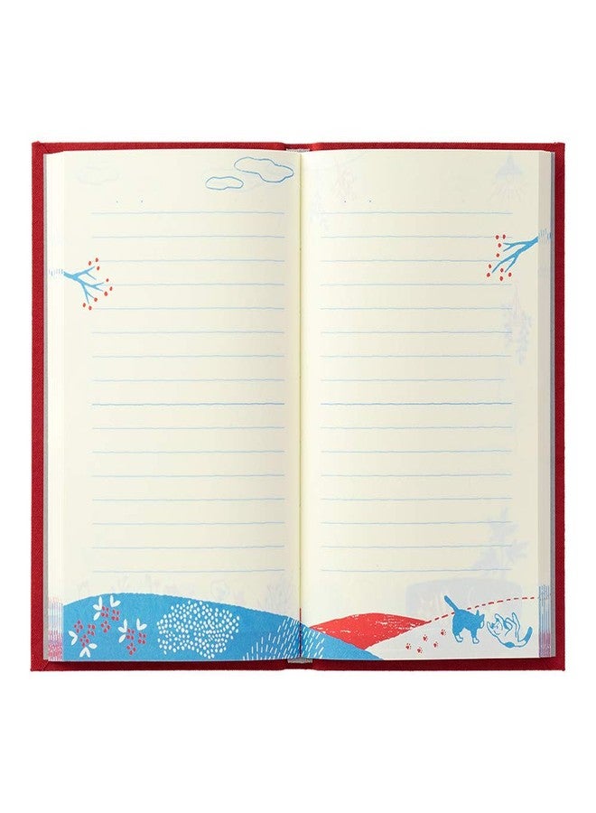 Designphil Midori 12887006 Diary with Embroidered Bookmark, Cat Pattern - Image 3