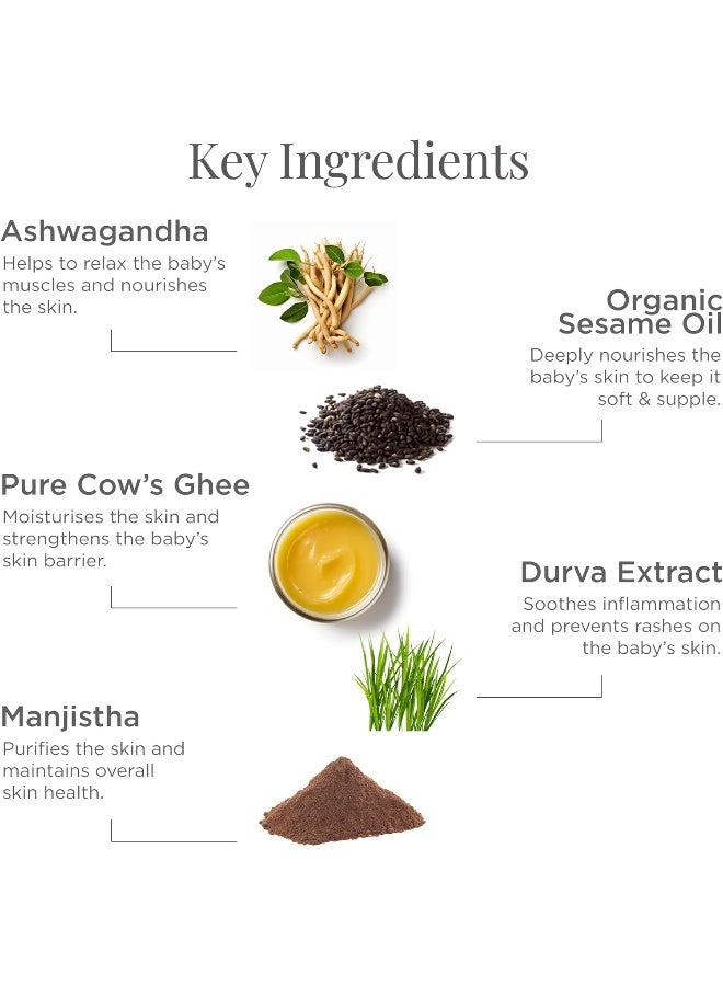 فورست اسينشالز مصل تدليك الجسم للأطفال من فورست إيسينشيالز داسابوشبادي مع السمن النقي - 200 مل - Image 3