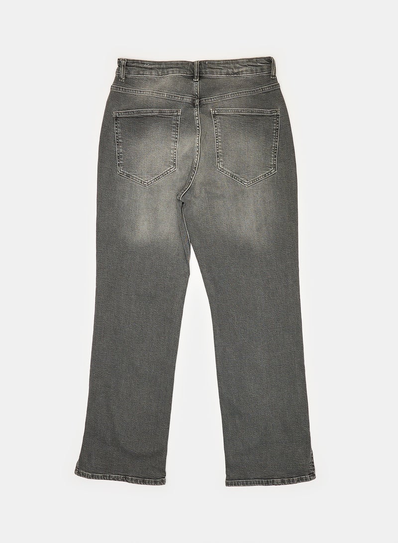 ONLY Womens Billie Highwaisted Straight Leg Jeans - Image 2