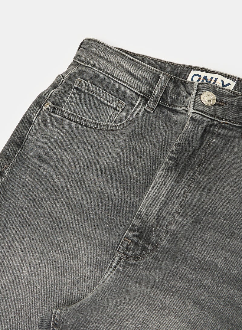 ONLY Womens Billie Highwaisted Straight Leg Jeans - Image 3