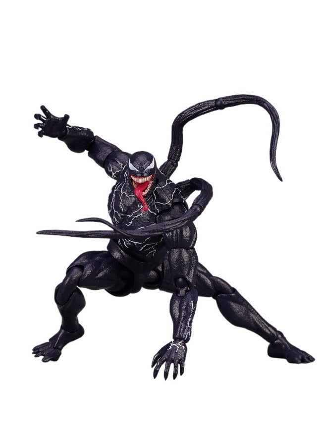 General Venom 2 Symbiote Marvel Universe Extraordinary Spider-Man Venom Movable Movie Desktop Model Toy Gift for Family and Friends  - Image 1