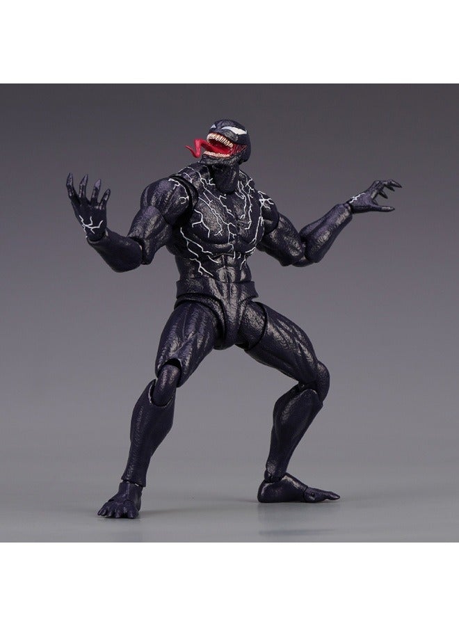 General Venom 2 Symbiote Marvel Universe Extraordinary Spider-Man Venom Movable Movie Desktop Model Toy Gift for Family and Friends  - Image 4