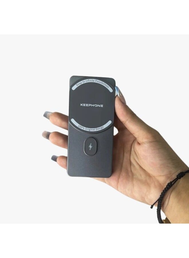 KEEPHONE PB36 MagCube 5000mAh Power Bank, Type-C Port, 20W Power, Supports PD Fast Charging, with MagSafe Support - Image 4