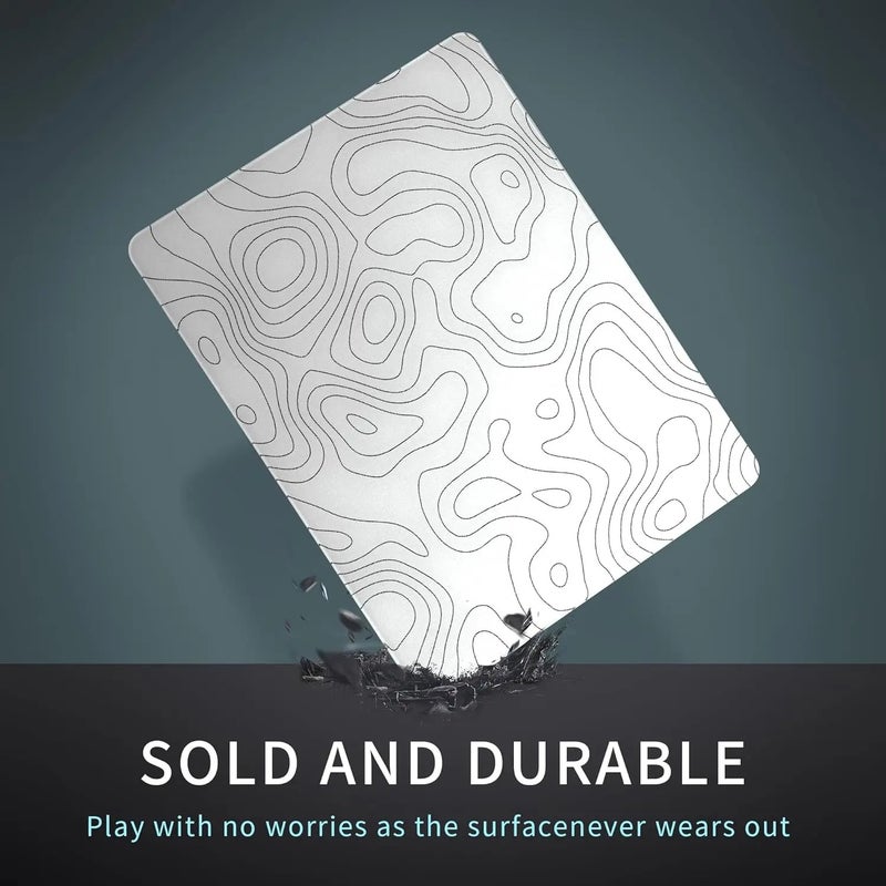 Bluejw Gaming Tempered Glass Mouse Pad - Hard Surface Speed & Precision - Desk Pad for Work, Office, Home - Desktop Decoration - Image 4