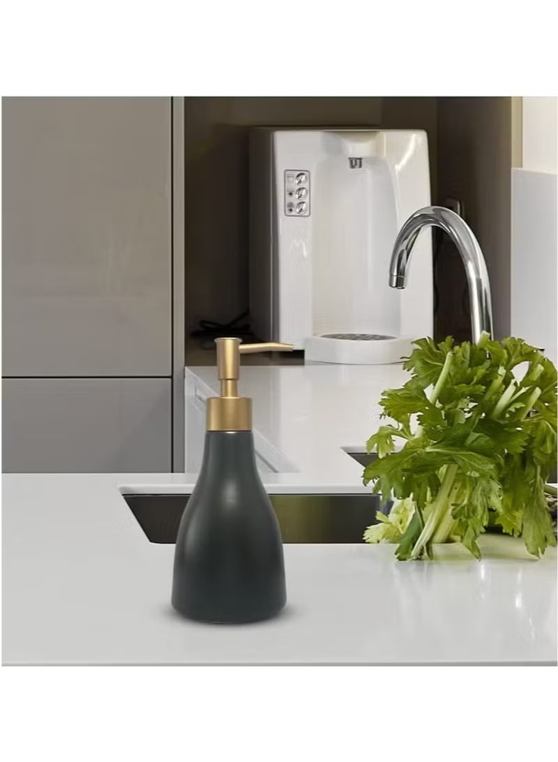 مخروط على شكل صابون موزع أسود - Image 2