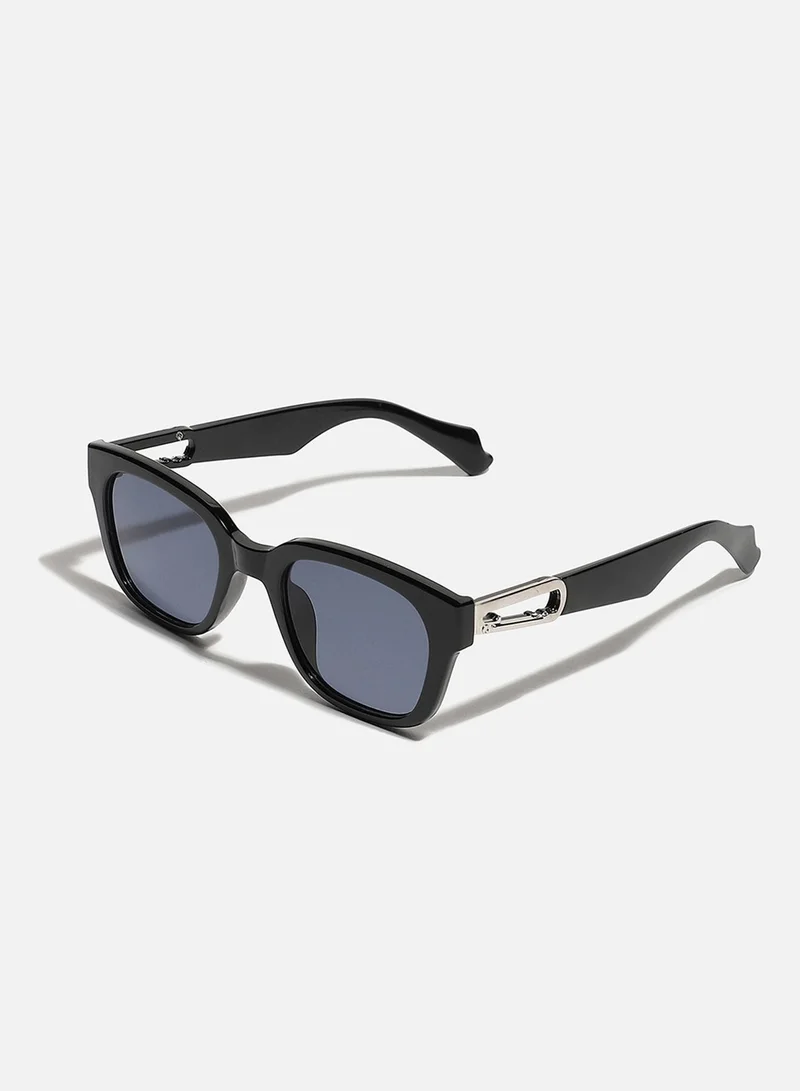 Haute Sauce Black Wayfarer Sunglass