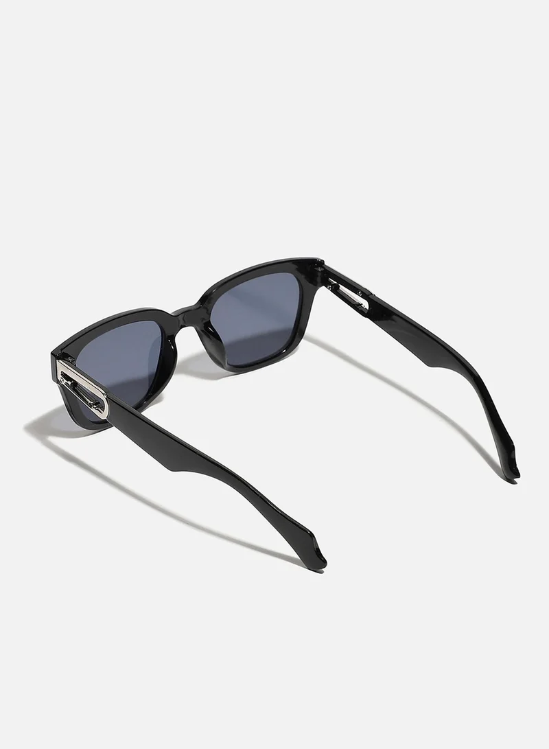 Haute Sauce Black Wayfarer Sunglass