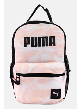 PUMA Kids Boy Brand Logo Lunch Bag 19 L x 28 H x 9 W cm, Peach  - Image 1