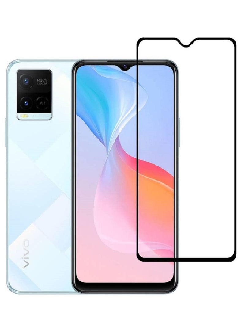 Super Tempered Glass Screen Protector 5D Designed For vivo Y21t Full Glue Edge to Edge Full Screen Coverage And Bubble Free - Image 1