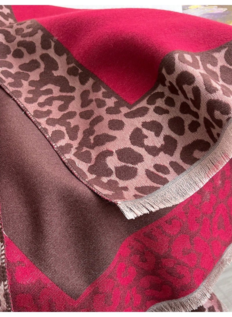 شال شتوي نسائي فاخر مصنوع من قماش الكشمير شال شتوي فاخر يضيف لمسة ناعمه وراقية لإطلالتك الشتوية. - Image 4