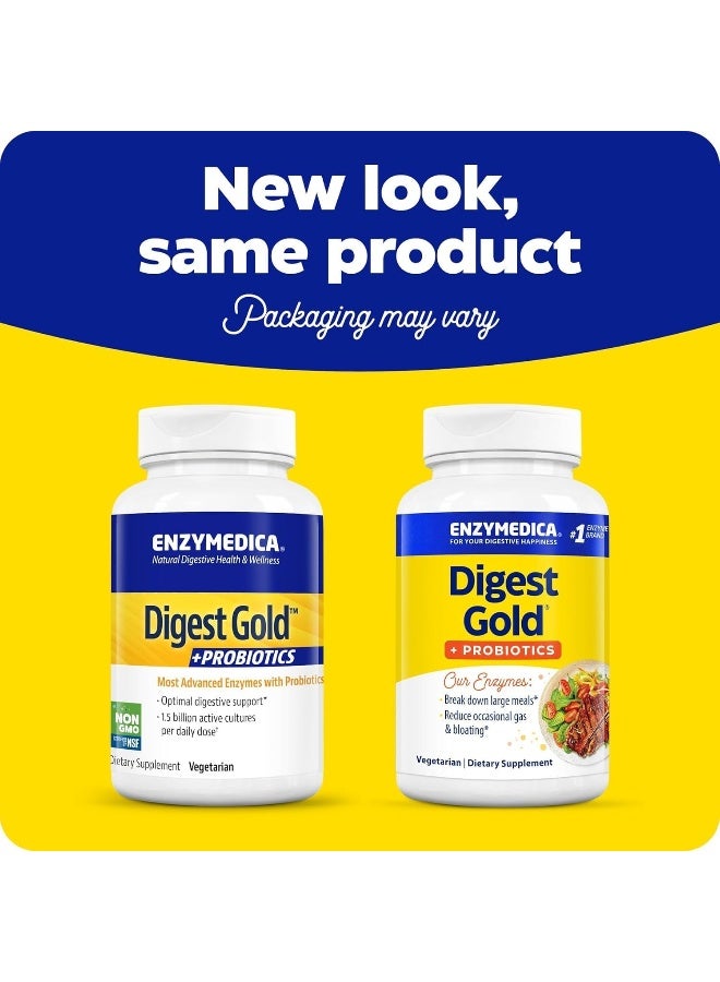 ENZYMEDICA Digest Gold + Probiotics, 90 Capsules - Image 2