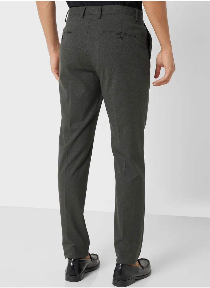 Mango Man Stretch fabric slim-fit suit trousers
