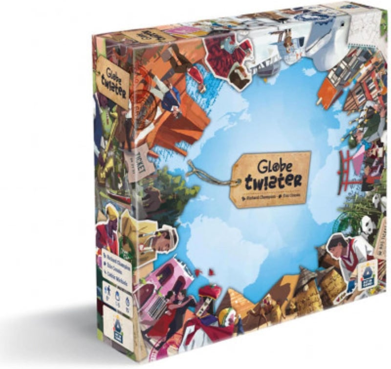 Asmodee Globe Twister Board Game  Restore Order to Your Worldwide Travel Memories Strategy Game Puzzle Game for Kids and Adults Ages 8 15 Players 20 Minute Playtime Made by Blackrock Games - Image 1