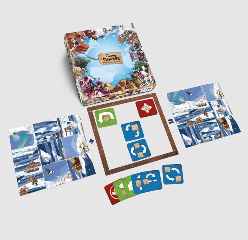 Asmodee Globe Twister Board Game  Restore Order to Your Worldwide Travel Memories Strategy Game Puzzle Game for Kids and Adults Ages 8 15 Players 20 Minute Playtime Made by Blackrock Games - Image 3