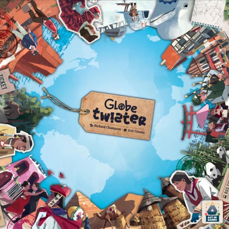 Asmodee Globe Twister Board Game  Restore Order to Your Worldwide Travel Memories Strategy Game Puzzle Game for Kids and Adults Ages 8 15 Players 20 Minute Playtime Made by Blackrock Games - Image 2