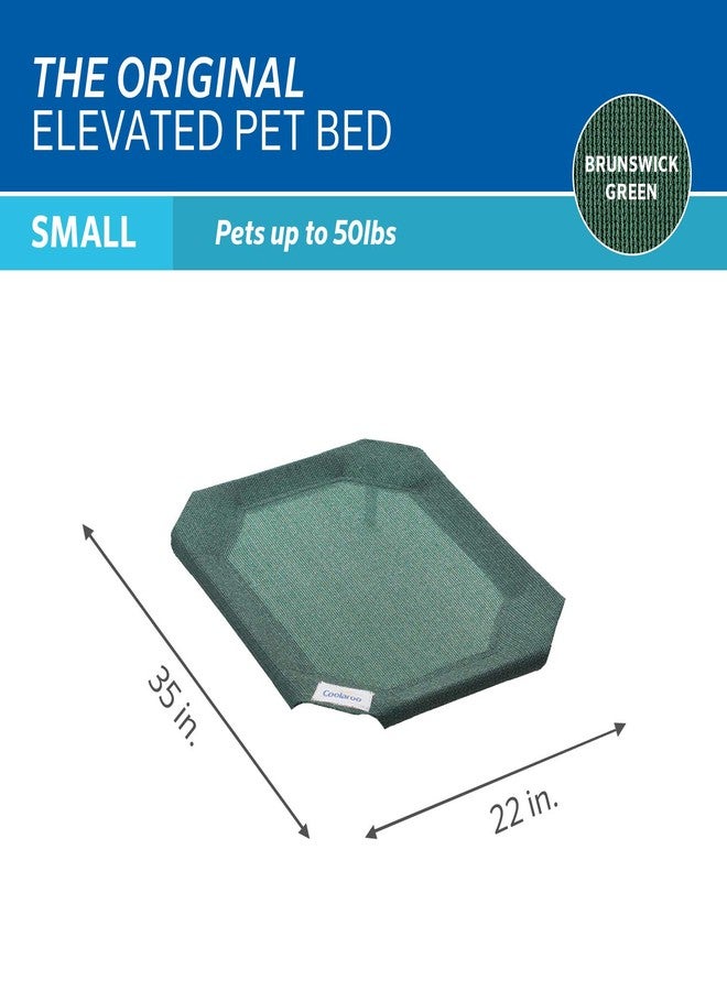 Coolaroo Original Pet Bed Replacement Cover - Brunswick Green - Small (28" x 21.5") - Image 4