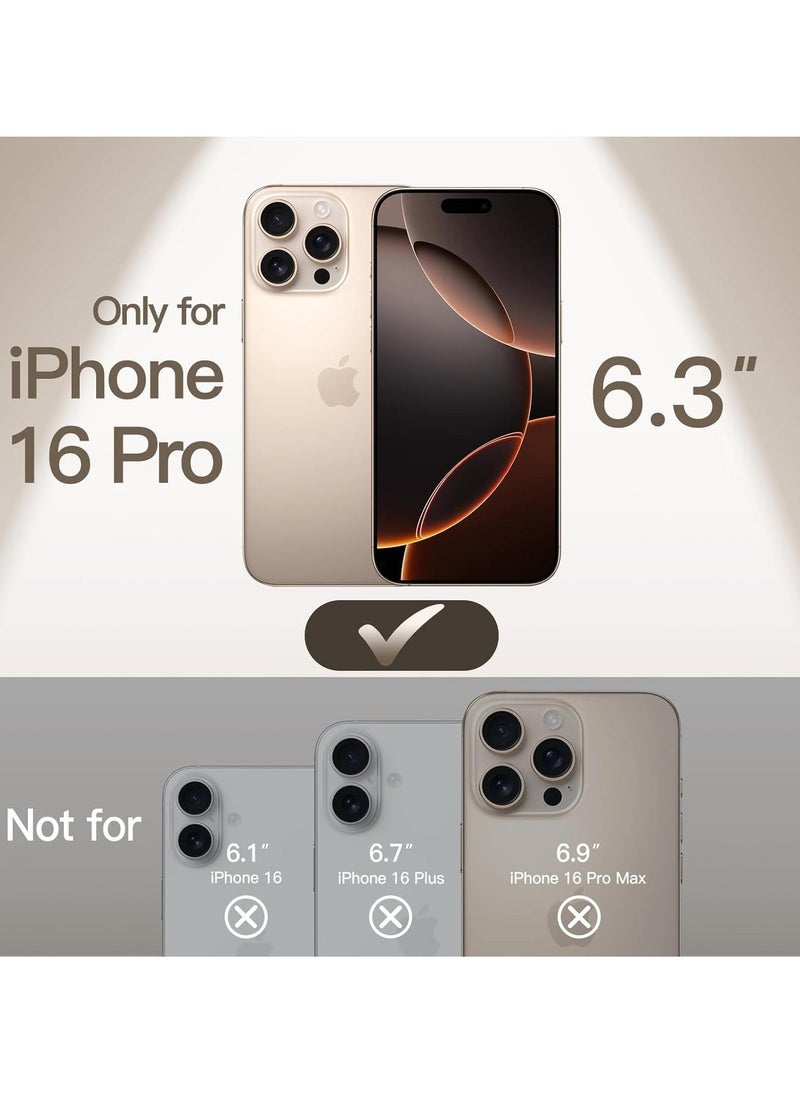 TIGER Ultra Slim Case for iPhone 16 Pro 6.3 Inch – 0.35mm Thin Lightweight Matte Finish PP Hard Case, Full Camera Lens Protection, Minimalist Design, Shockproof and Scratch-Resistant, Durable iPhone Cover - Image 2