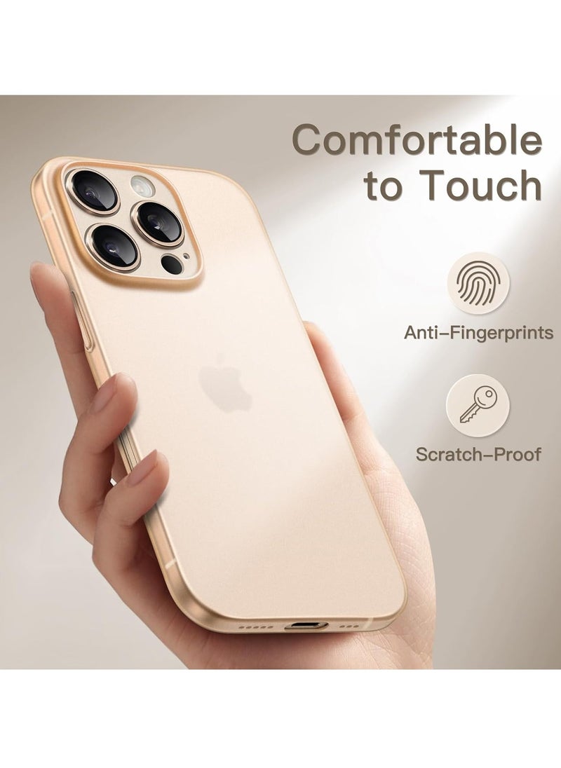 TIGER Ultra Slim Case for iPhone 16 Pro 6.3 Inch – 0.35mm Thin Lightweight Matte Finish PP Hard Case, Full Camera Lens Protection, Minimalist Design, Shockproof and Scratch-Resistant, Durable iPhone Cover - Image 5