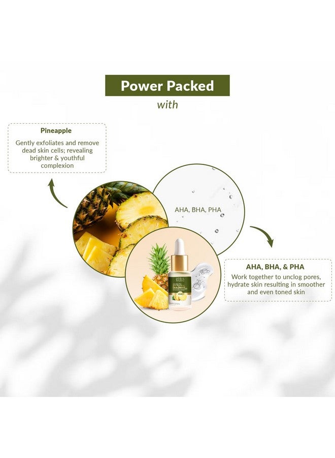 LOTUS BOTANICALS Aha+Bha+Pha & Pineapple Gentle Resurfacing Face Serum| All Skin Type|Paraben & Sulphate Free| 14Ml  - Image 4