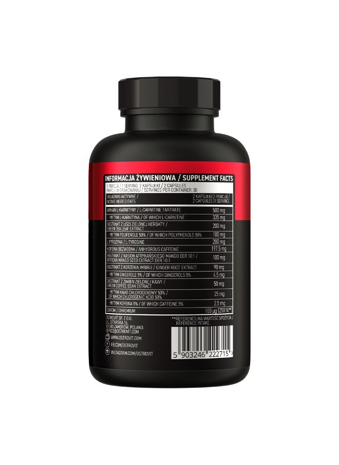 OstroVit Ostrovit, Fat Burner For Women, 60 Caps, 30 Servings  - Image 2
