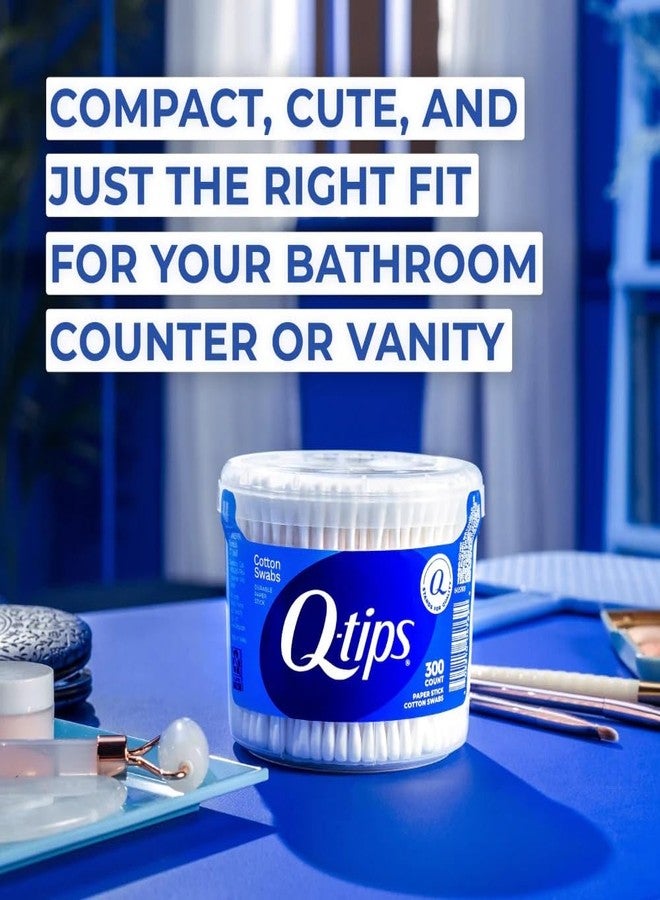 Q-tips Cotton Swabs 300 Ct Vanity Pack + Super Jumbo 100% Cotton Balls 100 Ct - Image 5