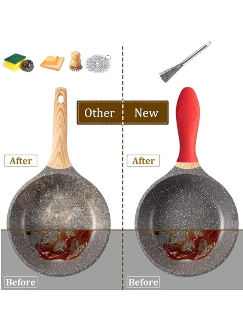 Wire Grease Brush for Cleaning Aluminum Cookware and Grills, with Non-Slip Handle and Durable Steel Bristles - 222 - Image 5