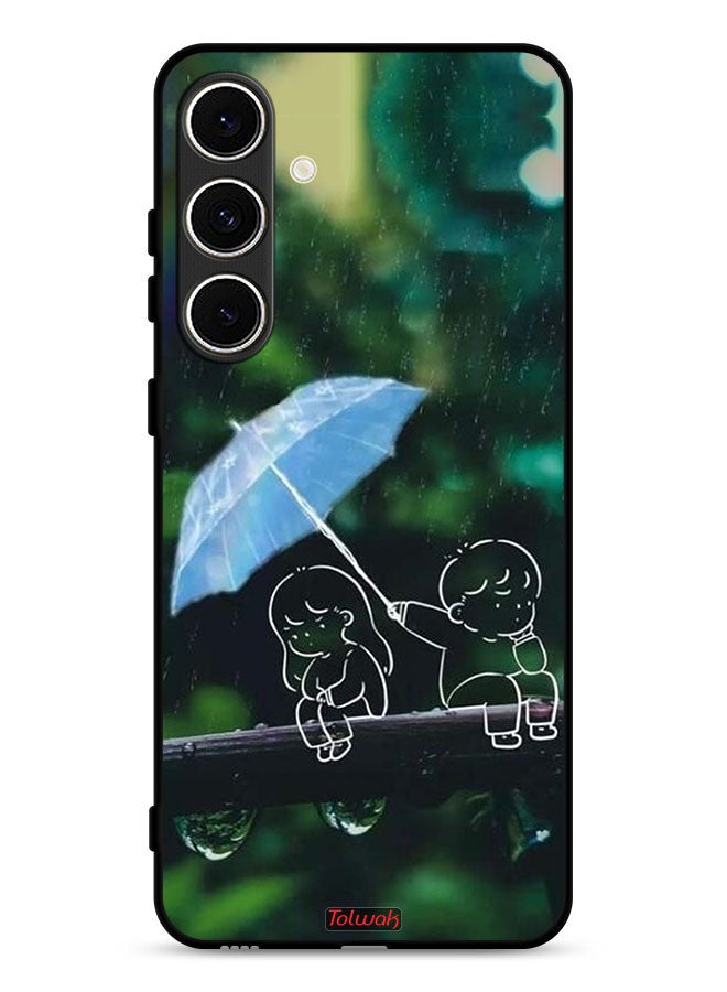 Tolwak Samsung Galaxy A56 5G Protective Case Cover Couple Abstract Art - Image 1