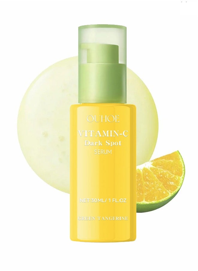 OUHOE - Vitamin C Dark Spot Serum,Niacinamide acid Help Fade Sun Spots and Dark Spot,For Face & Neck and Eye Care Organic Anti-Aging Serum (30ml) - Image 1