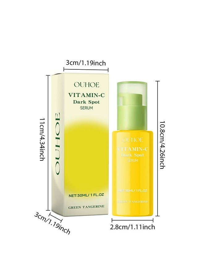 OUHOE - Vitamin C Dark Spot Serum,Niacinamide acid Help Fade Sun Spots and Dark Spot,For Face & Neck and Eye Care Organic Anti-Aging Serum (30ml) - Image 1