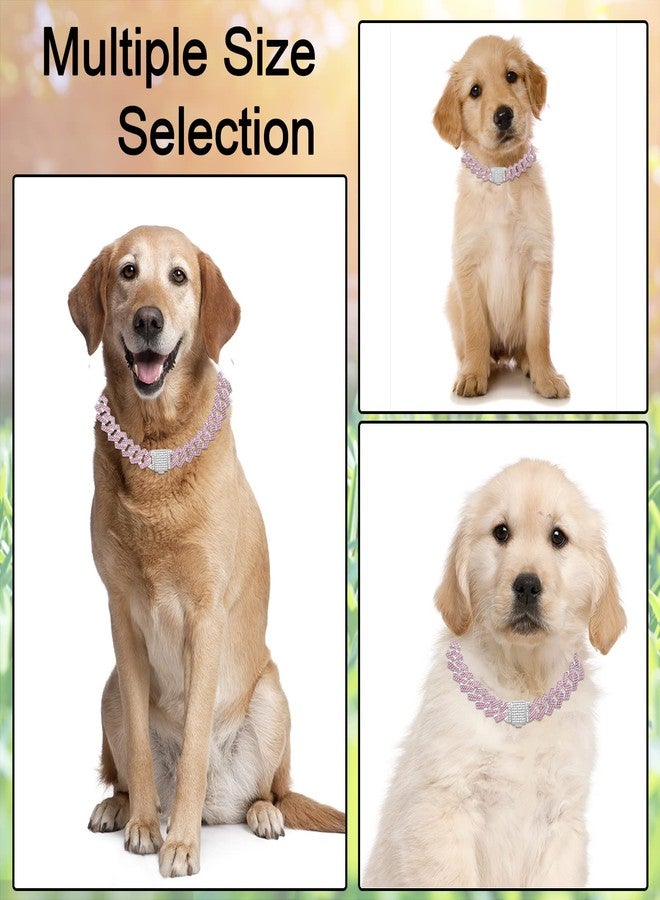 كولودوغو سلسلة معدنية مرصعة بالألماس لتدريب الكلاب، مزودة بإبزيم آمن، مناسبة للكلاب الكبيرة والمتوسطة الحجم. - Image 2