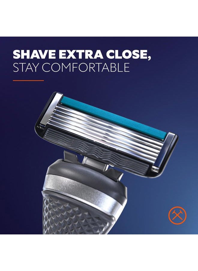 DOLLAR SHAVE CLUB 6 Blade Razor Refills (16 Pack) | 6 Stainless Steel Blades for a Close & Comfortable Shave  - Image 2