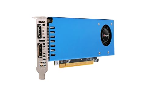 SRhonyra RTX 3050 6GB GDDR6 Low Profile Graphics Card 96Bit DisplayPort and HDMI Outputs Support Dual Monitors Setup PCIe 40 x 16 Bus Powered Video Card Design for Compact PC Case - Image 1