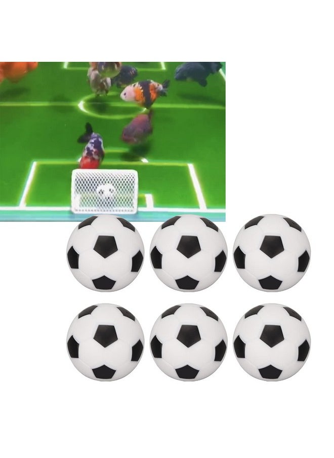 GLOGLOW Mini Soccer Aquarium Decoration, 10Pcs Fish Soccer Decoration Lifelike Shape Floating Fish Soccer Decoration For Aquarium Decoration (S)  - Image 2
