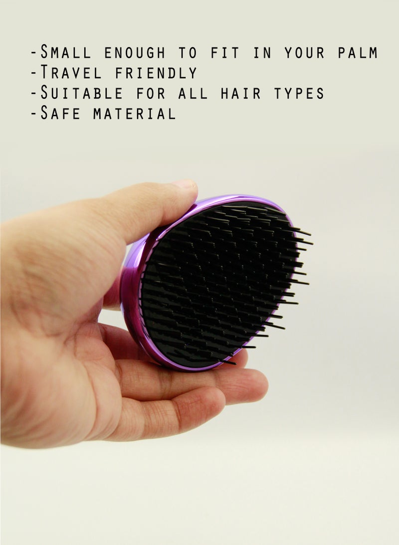 Prime Mini Hair Brush Styling Detangler Hair Scalp Massage Comb for Home Use - Image 2