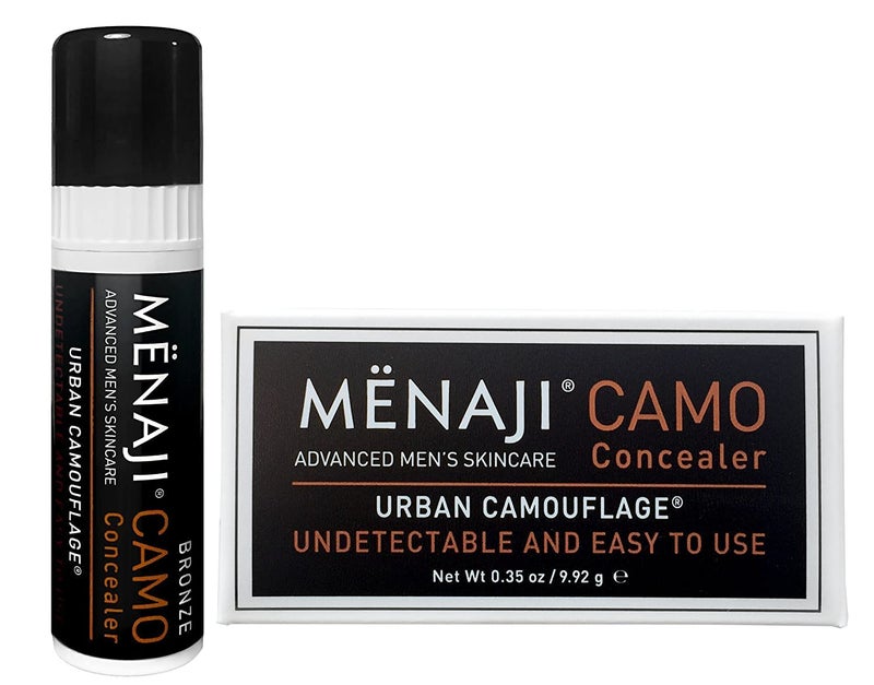 MNAJI URBAN CAMOUFLAGE Concealer Stick for Men  Skin Foundation Concealer for Dark Circles Acne Under Eye  Corrector  Mens Cosmetics  Bronze  035oz